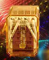 Idec RY4SUAC110-120V 4PDT 5 amp midget relay