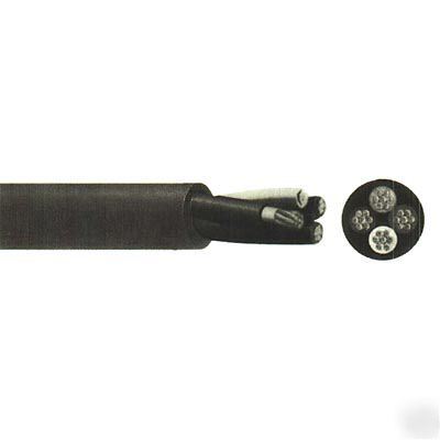 2 awg 4 cond. type w portable mining cable cord wire