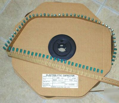 4.7UF 100V radial electrolytic capacitor 4.7MF reel:700