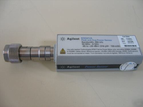 Agilent hp E9321A peak & average power sensor, 6 ghz