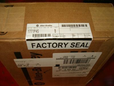 Allen bradley 1771P4S ser. b rev.E02 factory sealed