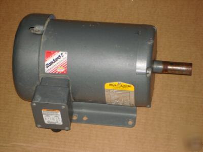 Baldor M3615T - 3 phase 5HP industrial motor