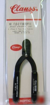 Clauss fjs-2 fiberoptic outside jacket removal stripper