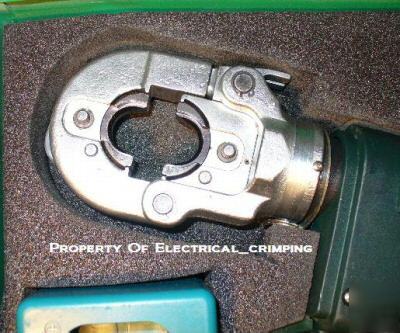Greenlee EK22GL hydraulic crimper tool burndy t&b die