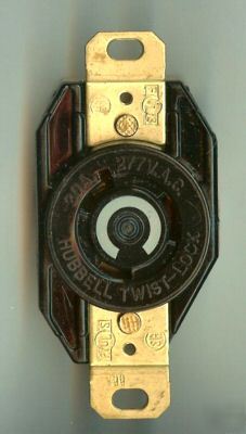 Hubbell receptacle HBL2330 20 amp 277 v L7-20R 2330