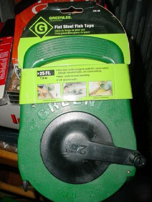 New greenlee flat-steel fish tape 25FT. #438-2X 