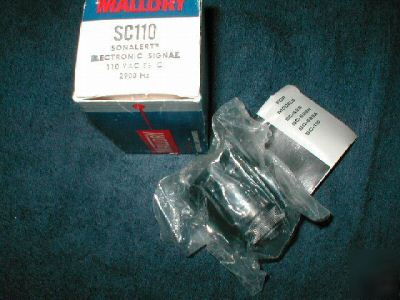 New mallory sonalert SC110 110 vac audible alarm