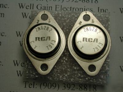 Rca 2N6282 npn power transistor vce=60V 10A to-3 nos
