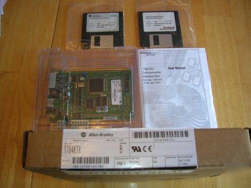 New 1784-ktx communication card dh+ allen bradley serb