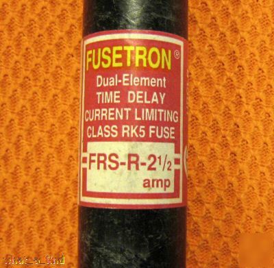 New buss frs-r-2-1/2 fuse FRSR21/2 2 1/2 amp 600 volt