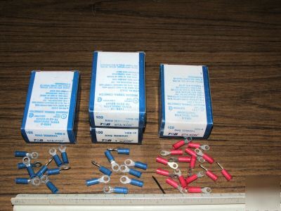 New mix of 400 t&b stakon ring terminals insulated 