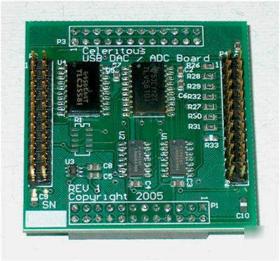 Usb 8 channel 12 bit analog io daughter card