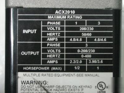 Boston gear ac motor controller ACX2010