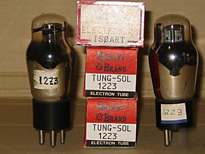 2 tubes 12Z3 tung-sol - valvole rÃ¶hren 