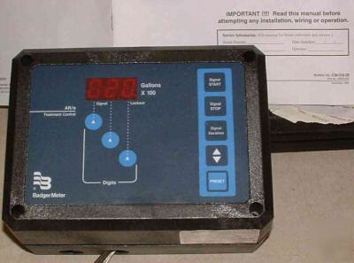 Badger water meter totalizer / control model ar/e