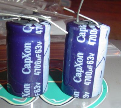 Capxon 63V 4700UF capacitor 8PCS