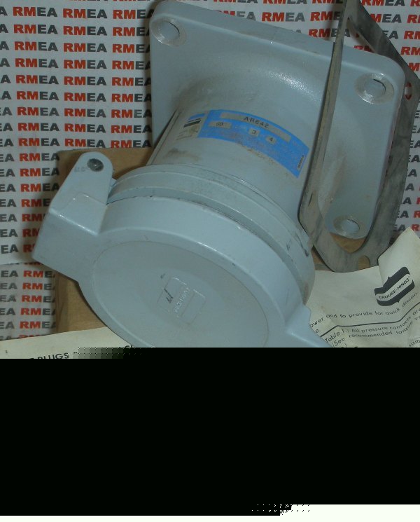 Crouse-hinds outdoor receptacle arktite AR642 M72 nos