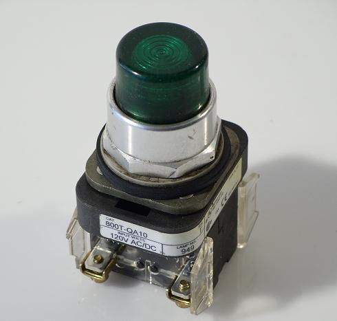 Allen bradley 800T-QA10 green pushbutton