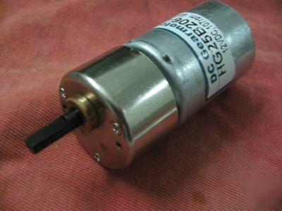 Dc gearhead motor 12V 107RPM pic mcu robot 