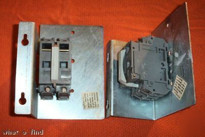 Entrelec 32 a 500 v double fuse holder 22.op