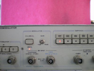 Hewlett packard hp 3717A 70MHZ modulator / demodulator