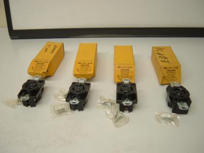 Hubbell twist lock receptacle 2710 2410 lot of 4 