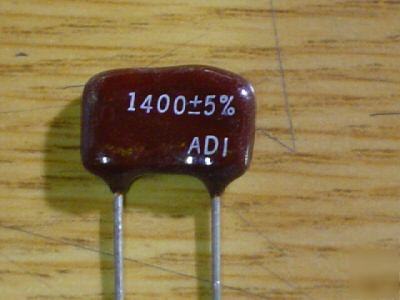 New 10PCS 500V 1400PF dipped silver mica capacitors 
