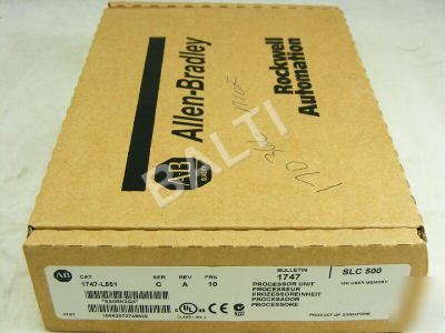 New * * allen bradley 1747-L551 /c 1747L551 slc 5/05 