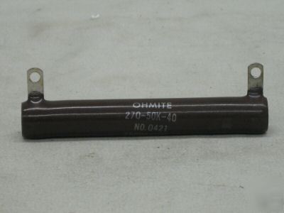 Ohmite power resistor L50J75K 12B5452