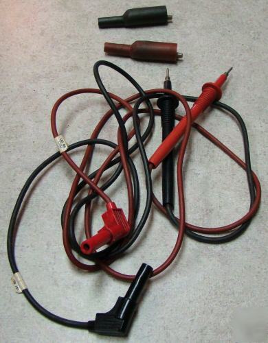 Simpson 260 series 7 multimeter case, manual, leads