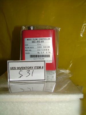 Stec sec-410-av mfc mass flow controller CL2 500 sccm