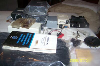 Large lot of components mauser,pcb rope,etc,switches