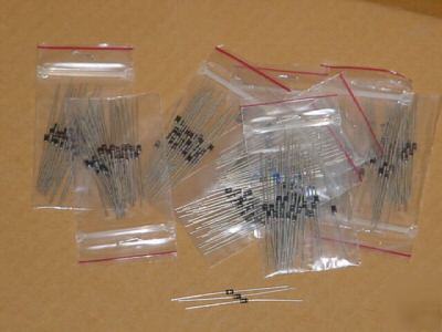 Lot of 10 zener diodes 27 volt 1 watt 10MA 1N4750D