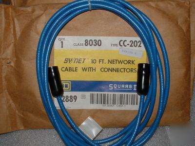 New symax 8030-cc-202 // 8030CC202 network cable 10 ft