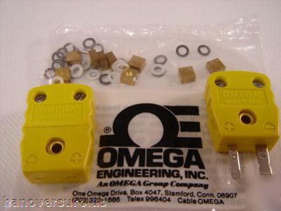 Nmp-k-m and nmp-k-f lot of 50 ea. omega miniature conn.