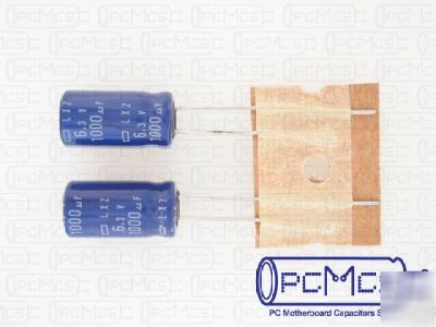 12 nippon chemicon ncc lxz 6.3V 1000UF lowimpedance cap