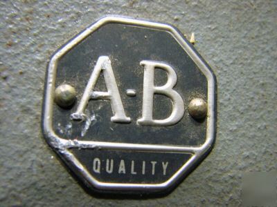 Allen bradely on off switch explosion proof 600 volt