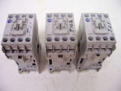 Allen bradley contactor 100-C09Z*10 ser.a lot of 3