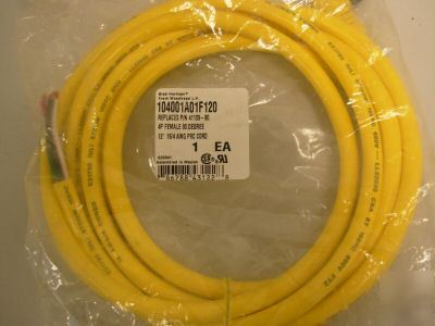 Brad harrison woodhead connector assy 4P female 12'