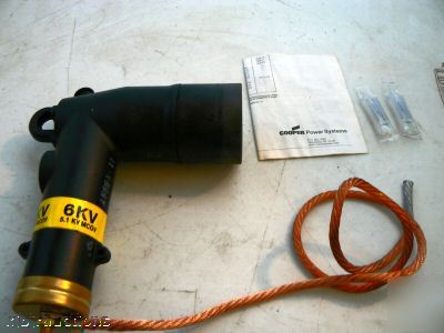 Cooper m.o.v.e. deadfront 6 kv arrestor elbow 