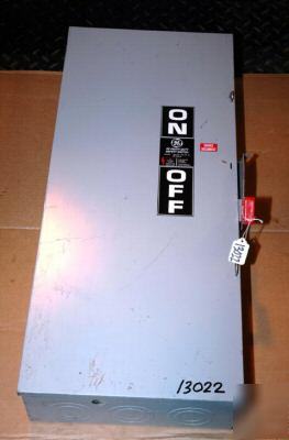 General electric heavy duty safety switch 200AMP