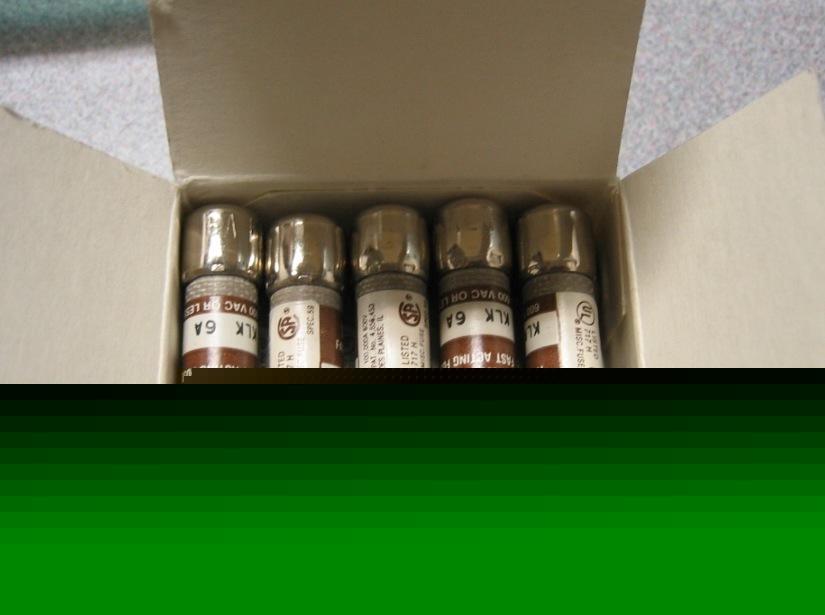Littelfuse klk 6 buss midget fuses lot