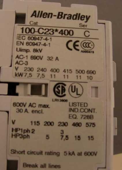 New allen bradley 100-C23D400 contactor in box