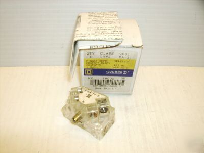 New square-d 9001-KA3 9001KA3 contact block 1N.c. 