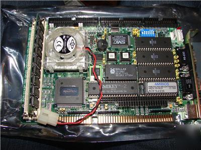 Pca-6143P 486 sx/dx industrial cpu card rev:B1