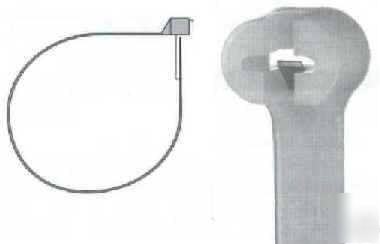 Ty-rap t&b TY29M-9 pk/ 500 30IN white cable ties 