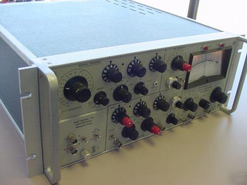 Princeton lock-in amplifier 124A & 116 differential pre