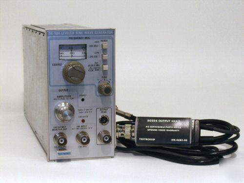 Tektronix sg 504 w/head 1050MHZ calibration module