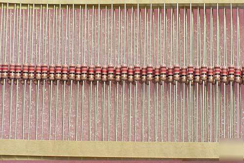 22 ohm ohms 1W metal oxide resistors 5% - 100PCS