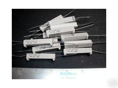 22 ohms 10% @ 10 watts ww power resistors (20 pcs)